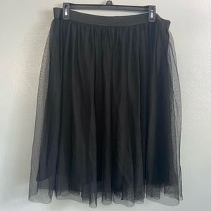 Tulle black skirt